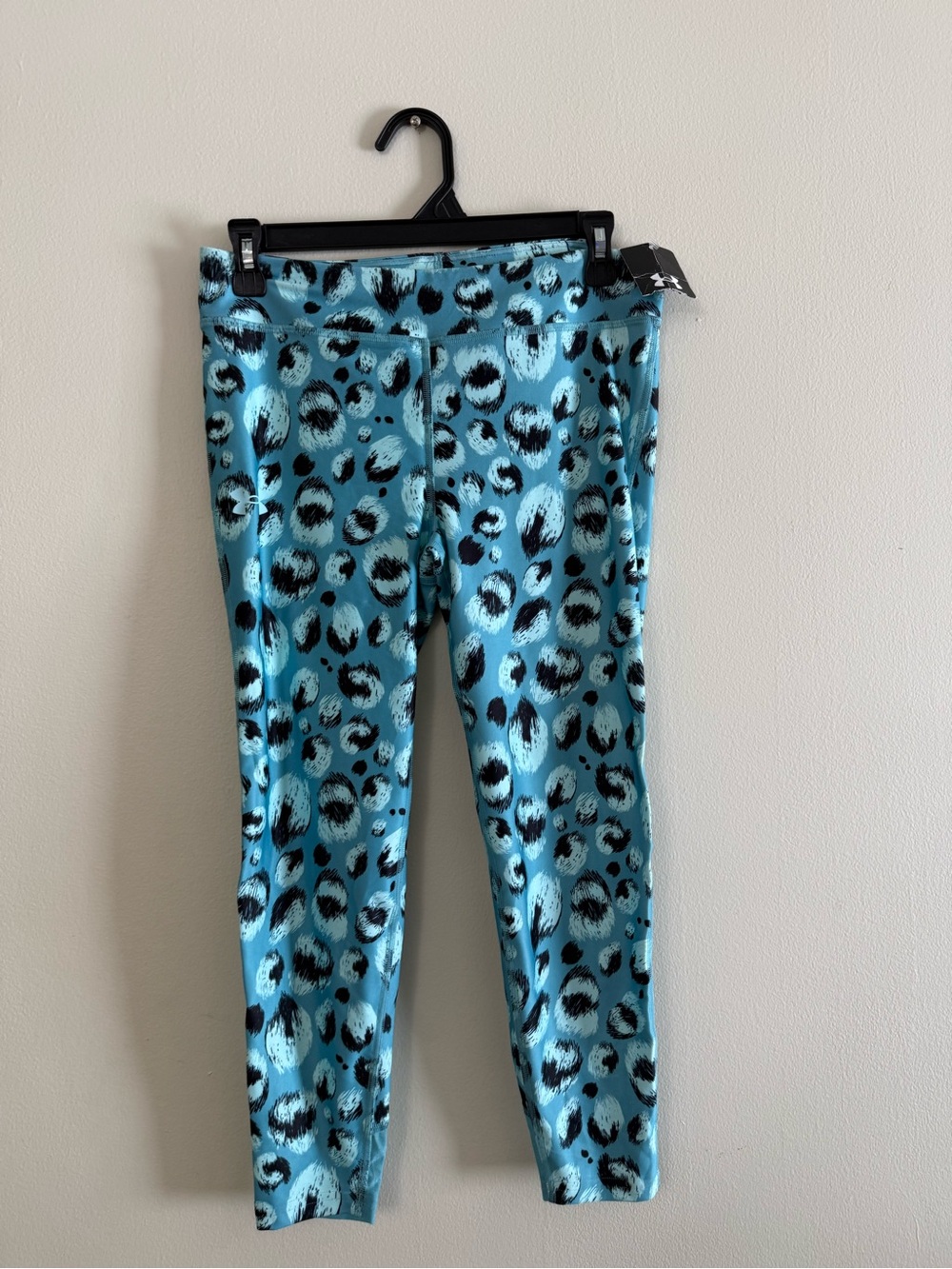 Under Armour Kids Teal Leopard Print Leggings